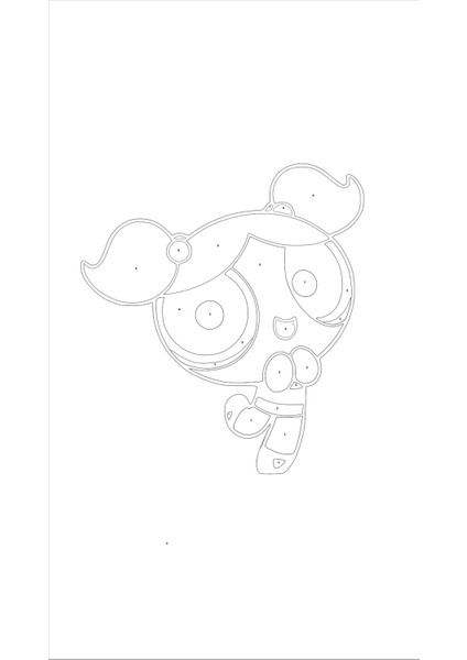 Sayılarla Boyama Seti Bubbles 30X40 cm