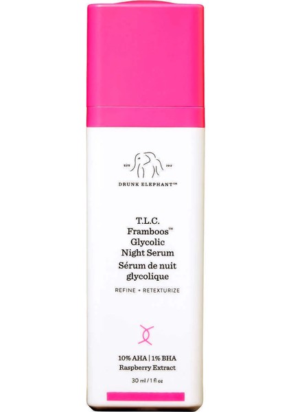 T.l.c. Framboos Glycolic Night Serum- Glikolik Asitli Gece Serumu 30 ml