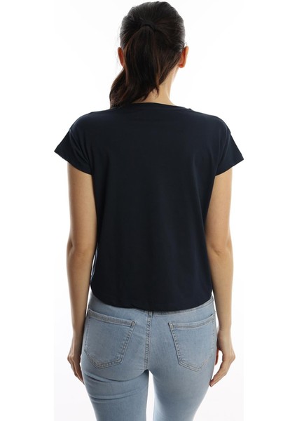 Kadın You Are So Lovely Baskılı T-Shirt Lacivert