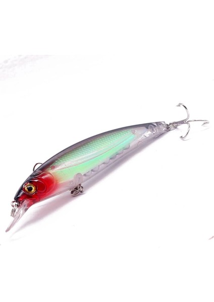 Mavi Stil 1 Adet Yüzen Lazer Minnow 11CM.6G Balıkçılık Cazibesi Sert Yem 3D Gözler Wobblers Sazan Crankbait Iscas Pesca Olta Takımı (Yurt Dışından) modelleri