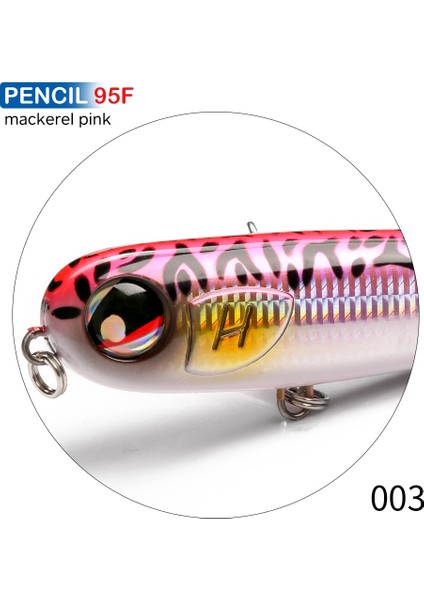 No.3 Tarzı 95MM 18G Hunthouse Yüzen Kalem Cazibesi Balıkçılık Wobbler Wtd G Tuzlu Su Çubuk Bait Topwater Yüzeyi Pesca Çubuk Bas Plastik Yürüteç (Yurt Dışından)