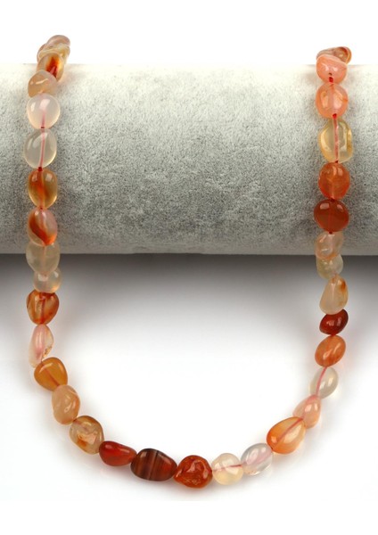 Akik Doğal Taş Dizi 8 x 12 mm Mercimek Kesim fiyatları