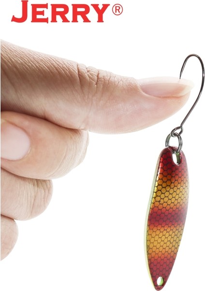 Altın Tarzı Yay 5.5g Jerry Dere ve Alan Alabalık Kaşıkları Küçük Hafif Ers Yüksek Li Balıkçılık Cezbeder Tek Kancalar Sert Lures (Yurt Dışından)