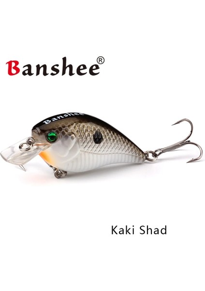Kaki Shad Stili Squarebill Crankbaits G Kare Bill Crankbaits Yüzer Krank Yemi Çıngıraklı Balıkçılık Yemleri (Yurt Dışından)