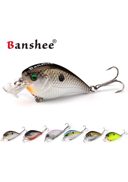 Kaki Shad Stili Squarebill Crankbaits G Kare Bill Crankbaits Yüzer Krank Yemi Çıngıraklı Balıkçılık Yemleri (Yurt Dışından) modelleri