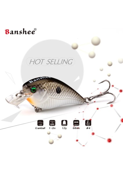 Kaki Shad Stili Squarebill Crankbaits G Kare Bill Crankbaits Yüzer Krank Yemi Çıngıraklı Balıkçılık Yemleri (Yurt Dışından) fırsatları