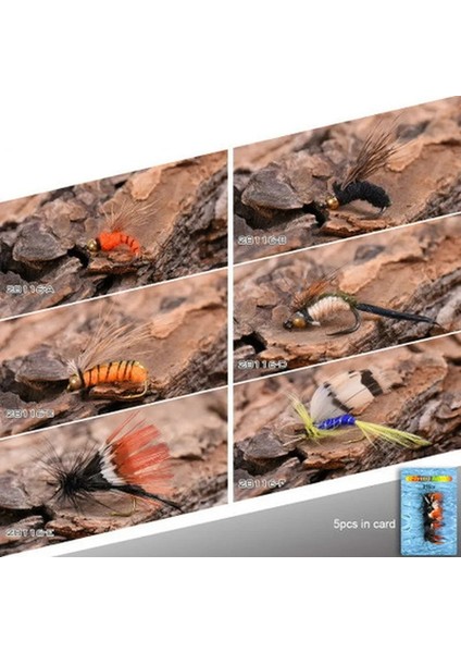5 Adet D Tarzı 5 Adet Nymud Böcek Solucan Dikenli Kanca ile Uçar Alabalık Balıkçılık Fly Cazibesi Yem Pirinç Boncuk Kafa Hızlı Batan Balıkçılık Cazibesi (Yurt Dışından) modelleri