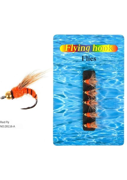 5 Adet D Tarzı 5 Adet Nymud Böcek Solucan Dikenli Kanca ile Uçar Alabalık Balıkçılık Fly Cazibesi Yem Pirinç Boncuk Kafa Hızlı Batan Balıkçılık Cazibesi (Yurt Dışından) indirimleri