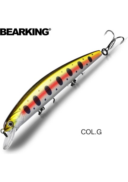 G Tarzı Bearking 11CM 17G Dalış Süper Ağırlık Sistemi Uzun Döküm Sp Minnow Yeni Model Balıkçılık Sert Yem Si Sallananları Cezbeder (Yurt Dışından)