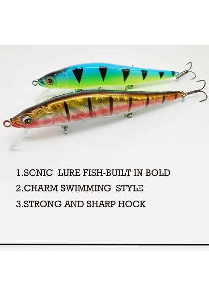 H016 Stili Esfıshıng Li Wobbler Cazibesi 11.5cm 15G Sp Profesyonel Minnow Jerkbaits Yapay Yem Predator Sert Cazibesi Mücadele Eder (Yurt Dışından)