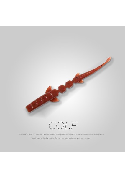 F Stili 88MM 10 Adet Bearkıng Unagı Slug Balıkçılık Yemleri Yapay Yemler Wobblers Yumuşak Yemler Shad Sazan Silikon Balıkçılık Yumuşak Yemler Mücadele (Yurt Dışından)