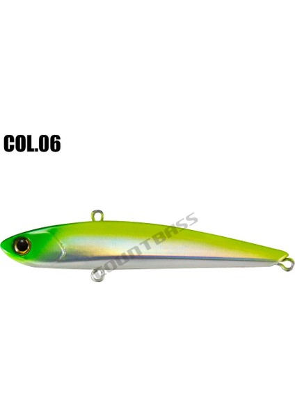 No.6 Tarzı 65 mm Countbass Titreşim Tuzağı Batan Balıkçılık Tuzlu Su Için Cazibesi Fener Balıkçısının Cazibesi Dudaksız Crankbait Sert Yem Wobbler (Yurt Dışından)