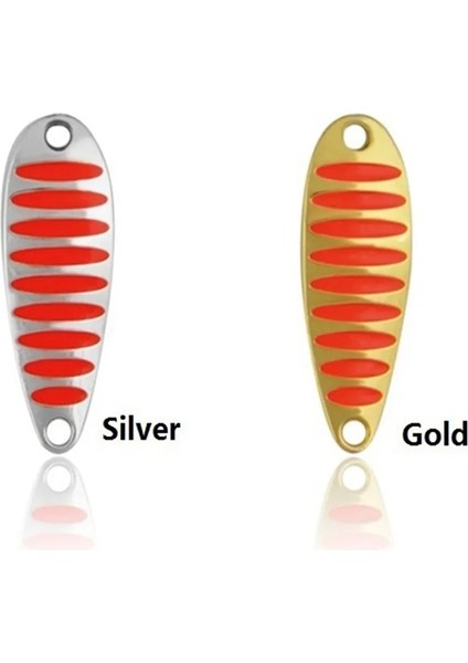 Beyaz Stil Oon Balıkçılık Cazibesi Goldsliver 10G 15G 20G Metal Wobbler Tüy Sazan Olta Takımı ile Sert Balıkçılık Baiterbait (Yurt Dışından) modelleri