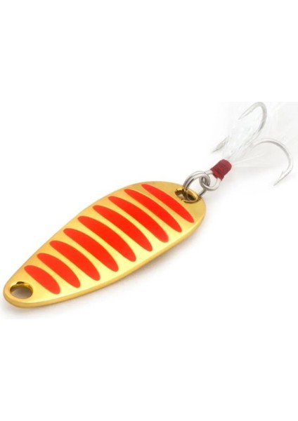 Beyaz Stil Oon Balıkçılık Cazibesi Goldsliver 10G 15G 20G Metal Wobbler Tüy Sazan Olta Takımı ile Sert Balıkçılık Baiterbait (Yurt Dışından) fırsatları