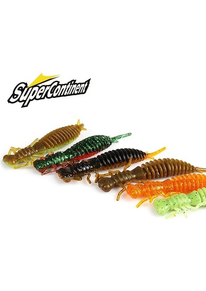 Tlg Shop H Tarzı 85MM 4 Adet 2019 Yeni Larva Yumuşak Yemler Balıkçılık Yapay Yemler Silikon Bas Pike Minnow Swimbait Jig Plastik Yemler Solucan (Yurt Dışından)