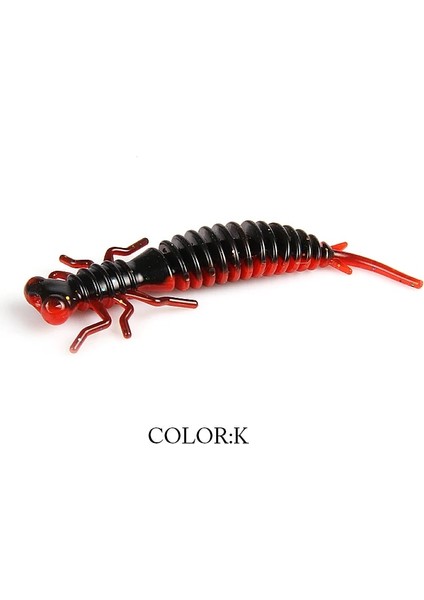 Tlg Shop H Tarzı 85MM 4 Adet 2019 Yeni Larva Yumuşak Yemler Balıkçılık Yapay Yemler Silikon Bas Pike Minnow Swimbait Jig Plastik Yemler Solucan (Yurt Dışından)