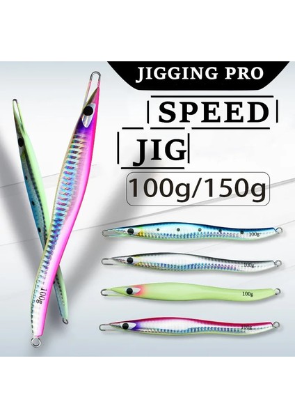 Mavi Stil 150G Jıggıng Pro G2 Derin Deniz Yemi Balık Yemleri Hızlı Jig Metal Jigler Yapay Yemler Jig Cazibesi 100G 150G Yavaş Balıkçılık Jigleri (Yurt Dışından)