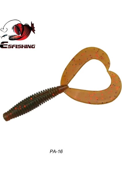 PA16 Stili 84MM 12 Adet Esfıshıng Balıkçılık Yemi Yumuşak Cazibesi Ikiz Kuyruk Grub Adet Jig Cazibesi Yapay Yem Olta Takımı Pesca Alabalık (Yurt Dışından)
