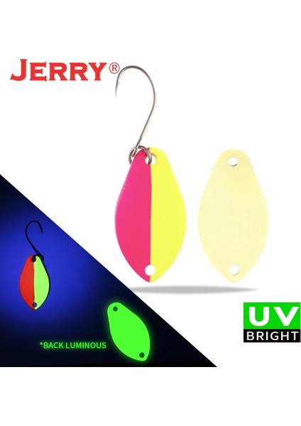 Pembe Sarı Stil Cassiopeia 3g Jerry Alabalık Kaşığı Balıkçılık Cazibesi Tuzlu Su Keskin Kancalı Yapay Yem 2g 3g Bas Kaşığı Pecsa Mücadelesi (Yurt Dışından)