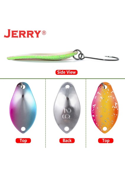 Pembe Sarı Stil Cassiopeia 3g Jerry Alabalık Kaşığı Balıkçılık Cazibesi Tuzlu Su Keskin Kancalı Yapay Yem 2g 3g Bas Kaşığı Pecsa Mücadelesi (Yurt Dışından)