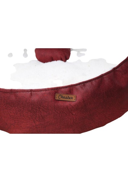 Chester Pool (M) Yıkanabilir Yatak 40CM Bordo