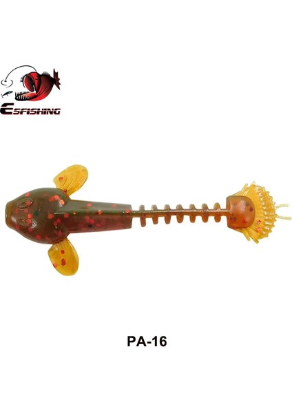 PA16 Stili 55MM 10 Adet Kesfıshıng Yeni Cazibesi Balıkçılık Cazibesi Solucan Semender Bas Zander Yayın Balığı Goby Için G (Yurt Dışından)