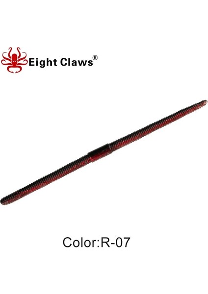 R-07 Stili 100MM 2g Sekiz Clawlot Gg Yapay Yumuşak Yem Silikon Solucan Balıkçılık Cazibesi Jig Wobbler Swimbait Yumuşak Cazibesi (Yurt Dışından)