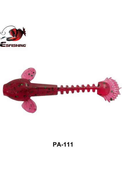 PA111 Stili 55MM 10 Adet Kesfıshıng Yeni Cazibesi Balıkçılık Cazibesi Solucan Semender Bas Zander Yayın Balığı Goby Için G (Yurt Dışından)