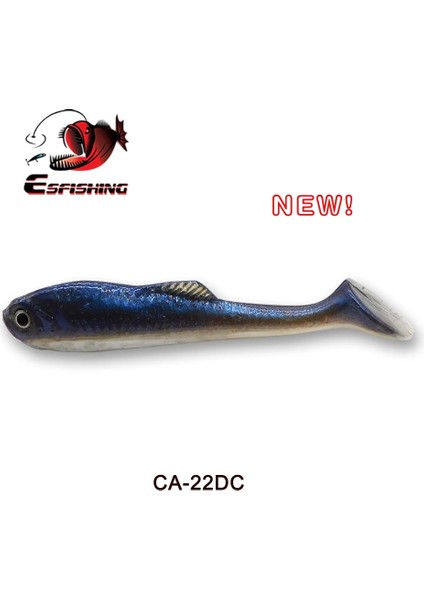CA22DC Stili 57MM 12 Adet Esfıshıng Balıkçılık Yemleri Rocah Shad Oft Cazibesi Deniz Yemi Yumuşak Cazibesi Alabalık Çipura Yemi Pesca (Yurt Dışından)