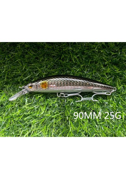 90 mm Renk I Tarzı Le Balık Gg Ağır Minnow Cazibesi Lazer Sert Profesyonel Deniz Suyu Uzun Döküm Cazibesi Batan Balıkçılık Cazibesi (Yurt Dışından)