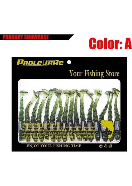 Bir Stil T Kuyruk Wobbles Balıkçılık Yumuşak Cazibesi 5 cm 1g Yapay Silikon Karides Lezzet Sazan Bas Olta Takımı Için Katkı Yumuşak Yem (Yurt Dışından)