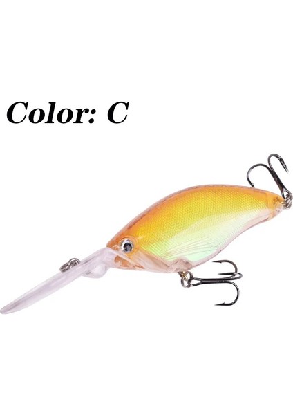 C Stili 1 Adet Dalış Derin Deniz Balıkçılık Krank Lures 11 cm 18G Trolling Wobbler Büyük Minnow Yapay Sert Yem Bas Pike Mücadele Swimbaits (Yurt Dışından)