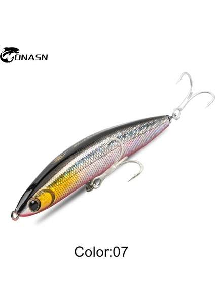 No.7 Tarzı 95MM 20G Onasn Blues Kodları Iı Balıkçılık Lures Batan Kalem Yüzey Sert Yemler Yapay Balıkçılık Wobblers Bas Turna Alabalık (Yurt Dışından)