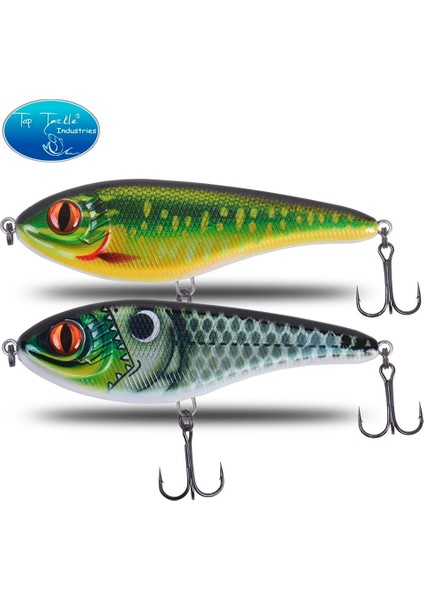 Color-18 Style S 150MM 76G Cf Cazibesi Yavaş Batan Jerkbait Gg Balık Tutma Musky Pike Slider Bass Yemi (Yurt Dışından) fırsatları