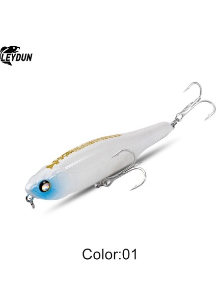 Lw-01 Stili 87MM 9.13G Leydun Canlı Tel Kalem Balıkçılık Lures Yüzey Yüzen Topwater Sert Yemler Köpek Yürüyüşü Yüksek Li Tuzlu Su Bas Wobbler (Yurt Dışından)