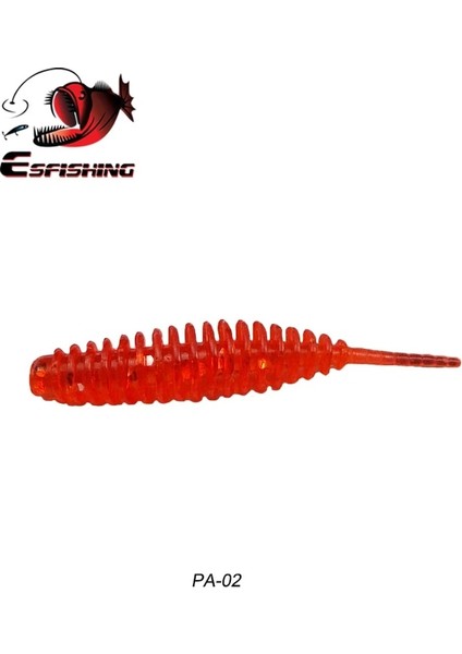 PA02 Stili 38MM 12 Adet Kesfıshıng Yumuşak Cazibesi Solucan Yumuşak Yem Tanta Balıkçılık Cazibesi Pesca Sazan Balıkçılık Yumuşak Cazibesi Tuz Bas Cazibesi (Yurt Dışından)