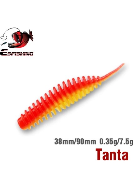 PA02 Stili 38MM 12 Adet Kesfıshıng Yumuşak Cazibesi Solucan Yumuşak Yem Tanta Balıkçılık Cazibesi Pesca Sazan Balıkçılık Yumuşak Cazibesi Tuz Bas Cazibesi (Yurt Dışından) fiyatları