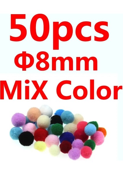 8mm 50 Adet Tarzı Wifreo Olorful Sentetik Balıkçılık Sinek Bağlama Malzemesi Yumurta Karaca Taklit Alabalık Somon Balığı Yemi Doğal Balık Tutma Yemleri (Yurt Dışından)