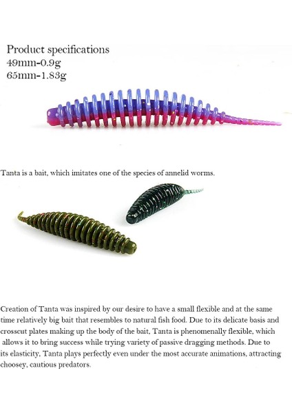 H Tarzı 5CM20PCS Bearkıng Tanta 5cm 6.5cm Balıkçılık Cazibesi Wobblers Sazan Balıkçılık Yumuşak Lures Silikon Yapay Çift Renkli Yemler (Yurt Dışından)