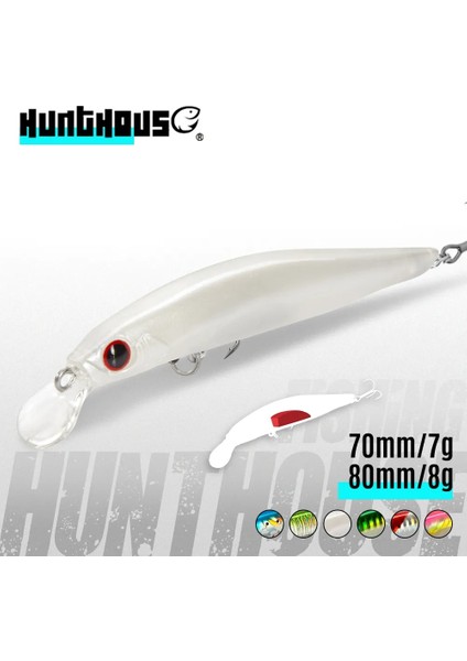 No.5 Tarzı 70MM 7g Hunthouse Sanatçısı Black Minnow Lure Jerkbait Balık Tutma Alabalık Lure Twitch Action Seafishing For Black Bass Hard Lure G (Yurt Dışından) fırsatları