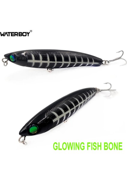 No.1 Tarzı Waterboy 11CM 20G Balıkçılık Kalem Cazibesi Yüzen Yüksek Li Sert Yüzey Yapay Topwater Elektroliz Stickbait Balık Yemi (Yurt Dışından) modelleri