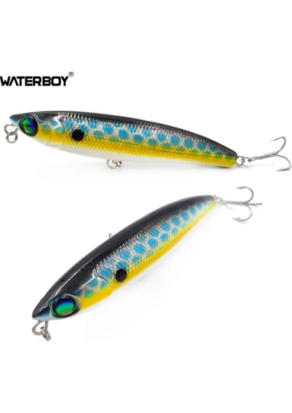 No.1 Tarzı Waterboy 11CM 20G Balıkçılık Kalem Cazibesi Yüzen Yüksek Li Sert Yüzey Yapay Topwater Elektroliz Stickbait Balık Yemi (Yurt Dışından) fırsatları