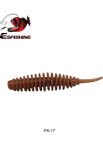 PA17 Stili 38MM 12 Adet Kesfıshıng Yumuşak Cazibesi Solucan Yumuşak Yem Tanta Balıkçılık Cazibesi Pesca Sazan Balıkçılık Yumuşak Cazibesi Tuz Bas Cazibesi (Yurt Dışından)
