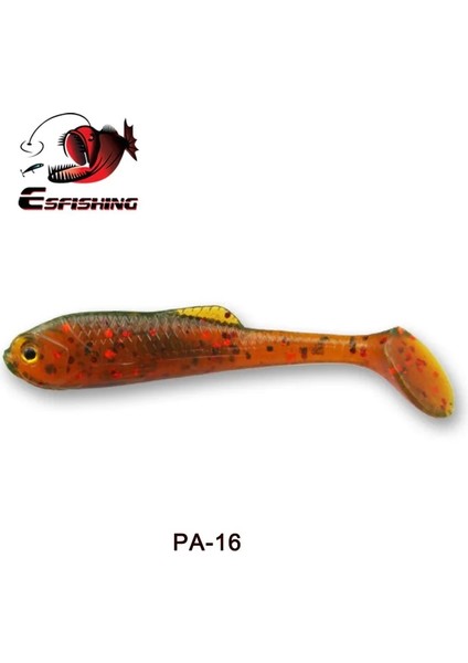 PA16 Stili 57MM 12 Adet Esfıshıng Balıkçılık Yemleri Rocah Shad Oft Cazibesi Deniz Yemi Yumuşak Cazibesi Alabalık Çipura Yemi Pesca (Yurt Dışından)