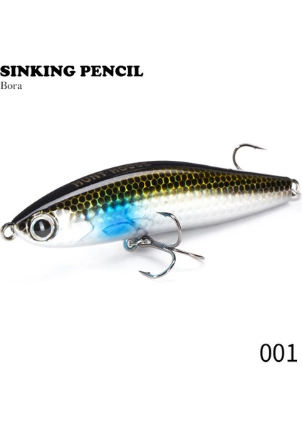 No.1 Tarzı 70MM 13.5g Hunthouse Batan Kalem Balıkçılık Cazibesi Gg Bal Tuzağı Trolling Wobblers Sert Yem Bas Alabalık Için Tuzlu Su (Yurt Dışından)