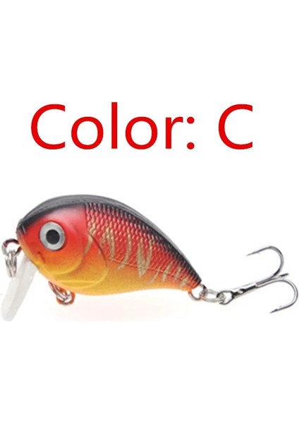C Stili Wdaıren Pesca Bas Krank Sert Lures 5cm 7g Üst Su Minnow Swimbaits Yapay Yemler Fly Wobblers Sazan Deniz Olta Takımı (Yurt Dışından)