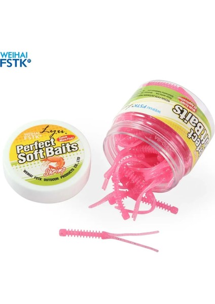 Renka Stili Karides Kokusu Balıkçılık Yumuşak Cazibesi Wobbler Solucan Isca Yapay Yem Swimbait Alabalık Cazibesi Tpr Çevre Dostu Malzeme 5.5CM.24G Yumuşak Solucan Cazibesi (Yurt Dışından) fiyatları
