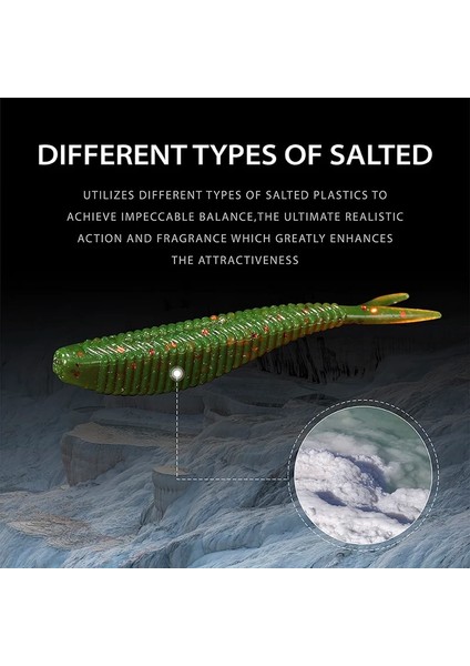 SHAD60-053 Stili Banshee Lot Balıkçılık Için Mükemmel Yumuşak Yemler 1.5g Kolay Parlatıcı Craw Cazibesi Shad Wobbler Levrek Grub Bait Squishy SHAD60 Için (Yurt Dışından) indirimleri