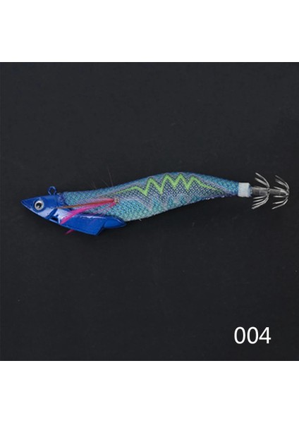 13CM 42G 04 Stili 13CM 42G Ahtapot Yemi Wobblers Batan Balıkçılık Cazibesi Parladı Ahşap Karides Lures Kalamar Kanca Deniz Gerçekçi Jigler Yapay Mücadele (Yurt Dışından)