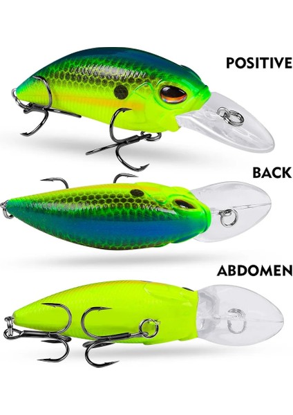 No.1 Tarzı Rütbe Balıkçılık Yemleri G Yüzer Yapay Sert Yem Japonya Bas Pike Olta Takımı Wobblers Pesca Crankbait (Yurt Dışından)